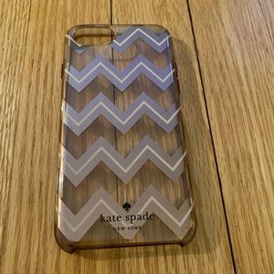 Kate Spade Rose Gold Chevron IPhone 7/8 Case